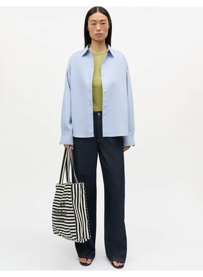 Carlo Poplin Crelly Shirt Eventide Mads Norgaard
