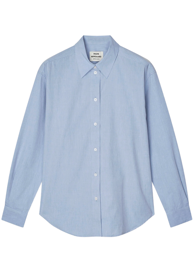 Carlo Poplin Crelly Shirt Eventide Mads Norgaard