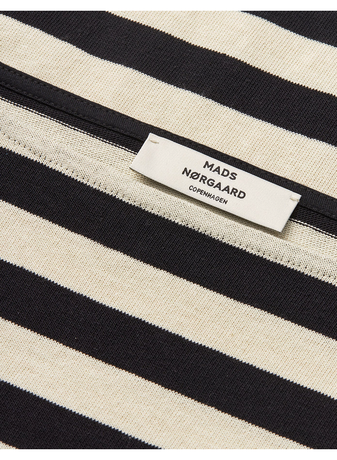Pablo Gabi Tee LS Vanilla Ice/ Black Mads Norgaard