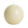Bolkaars 10 cm. hoogglans cream