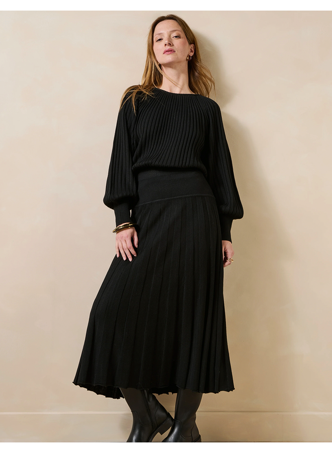FM-PU-GELA Pullover Noir La Fee Maraboutee