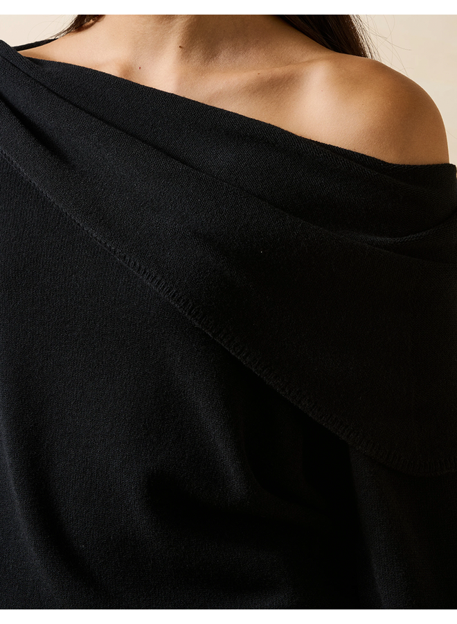 FM-PU-GARDANE Pullover Noir La Fee Maraboutee
