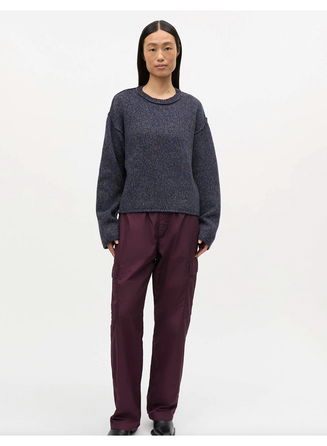 Charlotte Madison Knit Sky Captain Melange Mads Norgaard