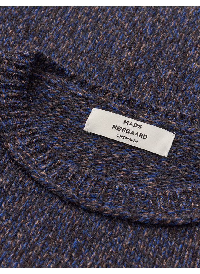 Charlotte Madison Knit Sky Captain Melange Mads Norgaard