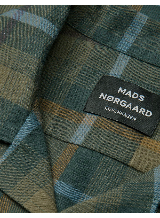Brushed Flannel Luke Shirt CH Tarmac Check Mads Norgaard MEN