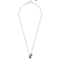 Devote Amethist Garnet Necklace Gold Plated A Beautiful Story