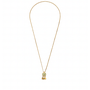 Authentic Prehnite Necklace Gold Plated A Beautiful Story