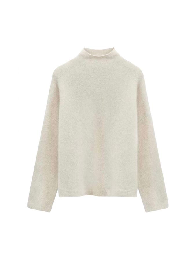 Kim pullover Greige Knit-Ted