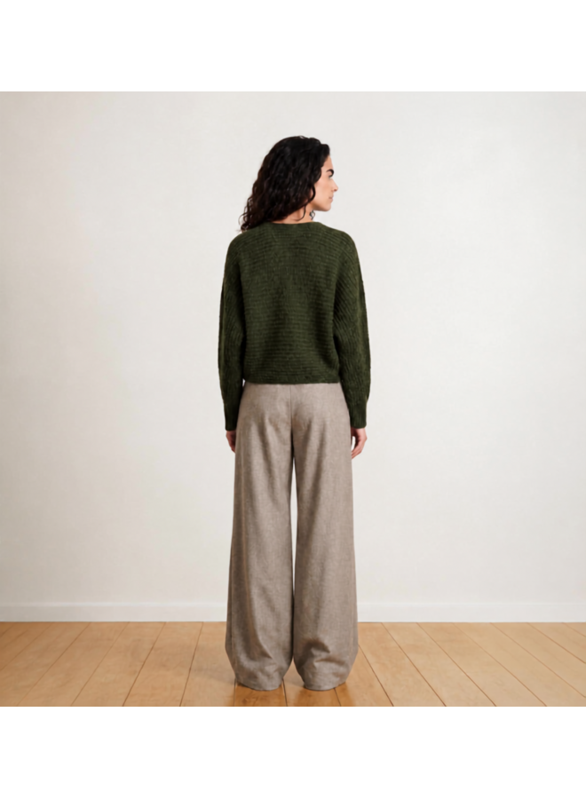FM-PA-EZUR- W Pantalon Greige La Fee Maraboutee