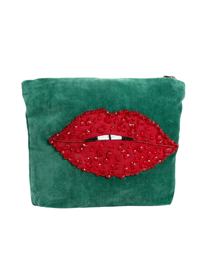 Beaded Pout Make-up Bag Anna+Nina