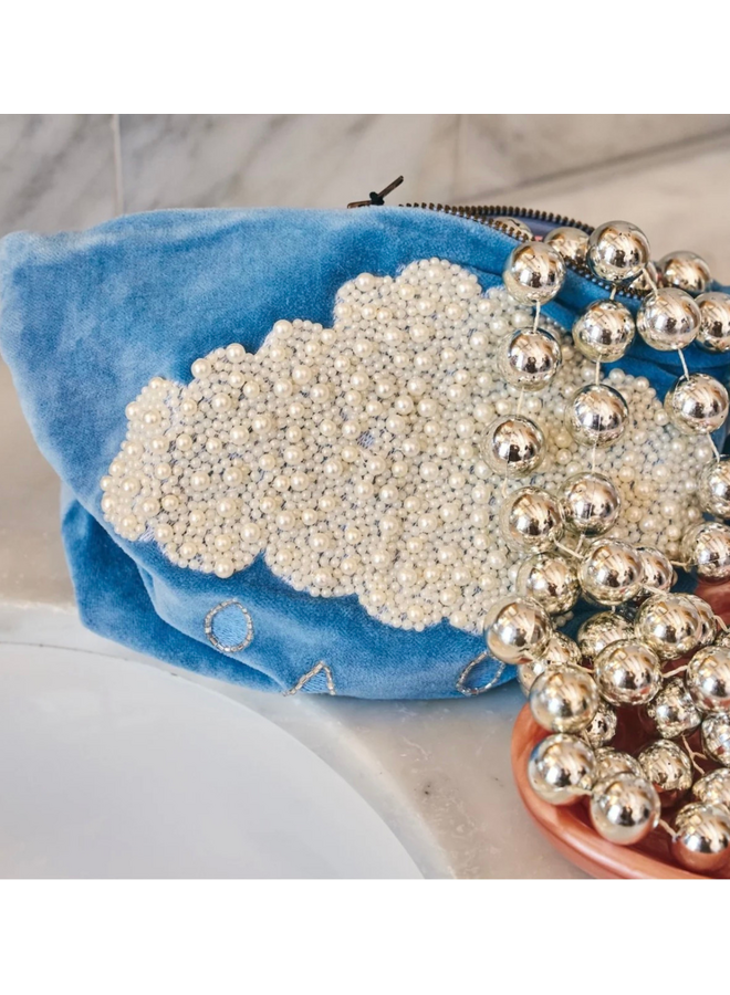 Beaded Pearly Weather Make-up Bag Anna+Nina