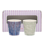 Stripe Affair Coffee Cup Set of 2 Anna+Nina