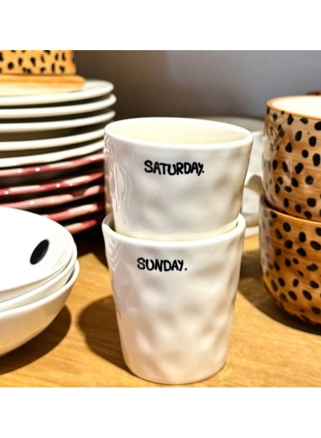 Weekend Coffee Cup Set of 2 Anna+Nina