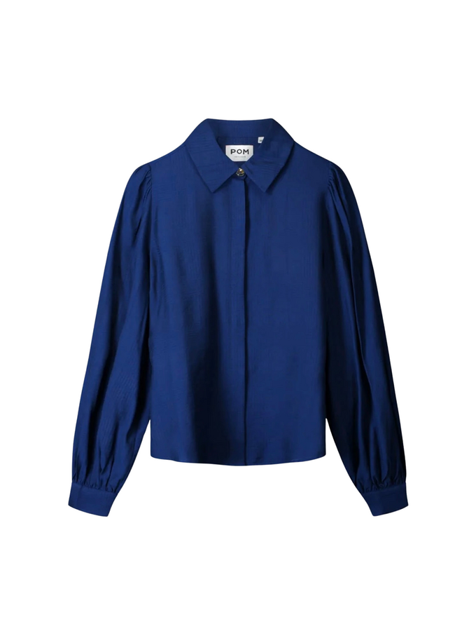 BLOUSE Ivy Eternal Blue Pom Amsterdam