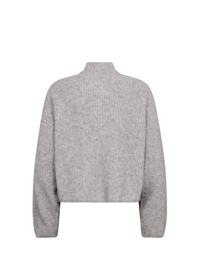 RowCC Utility Cardigan Grey Melange Co'Couture