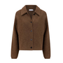 Gigi Cardigan Mid Brown Knit-Ted