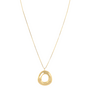Ketting met open organische hanger Ellen Beekmans