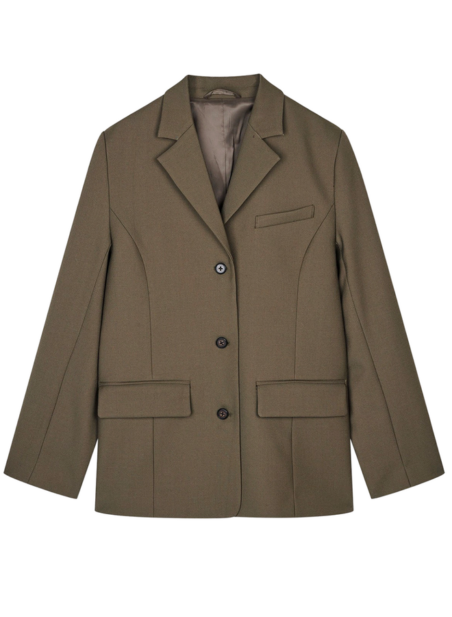 Super Twill Less Blazer Tarmac Mads Norgaard