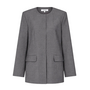 JackyCC Blazer Blouse Mid Grey Co'Couture