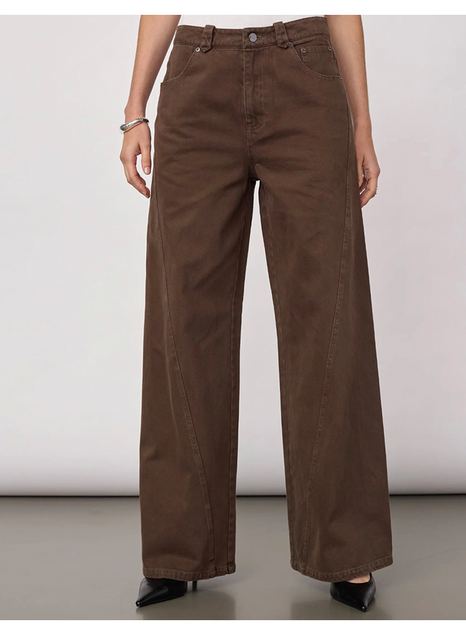 BeltonCC Jeans Dark Brown, L34 Co'Couture