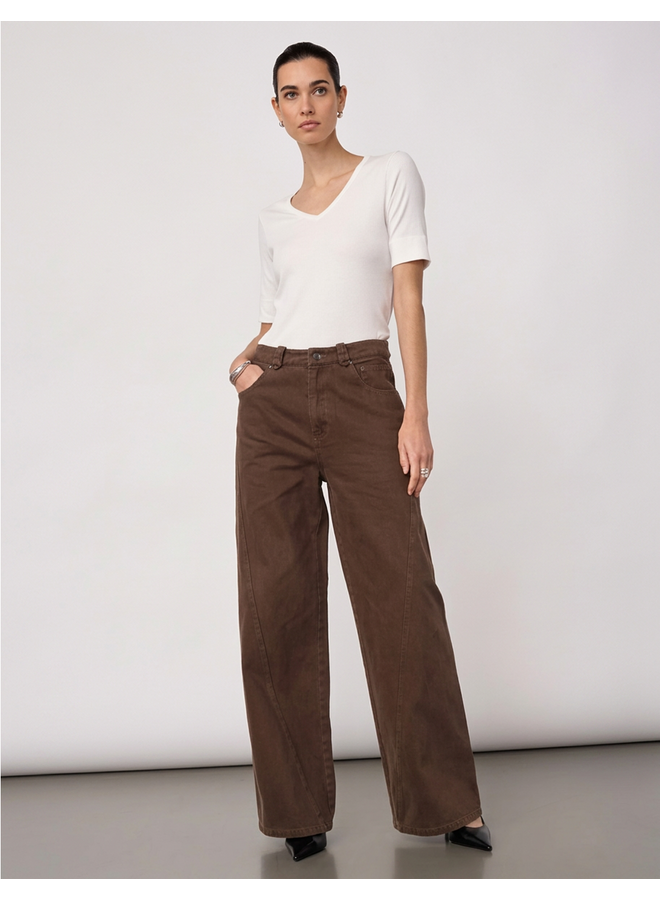 BeltonCC Jeans Dark Brown, L34 Co'Couture