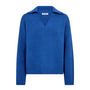 RogerCC LS Polo Knit New Blue Co'Couture