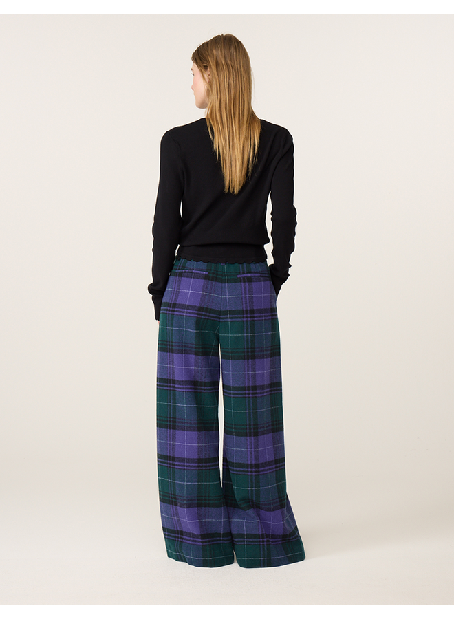 Milan Trousers Purple/ Green Fabienne Chapot