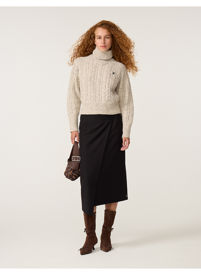 Julian Pullover Oatmeal melange Fabienne Chapot