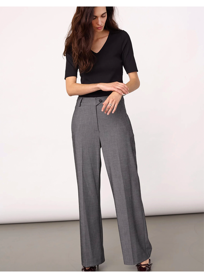 JackyCC Wide Pant L34 Mid Grey Co'Couture