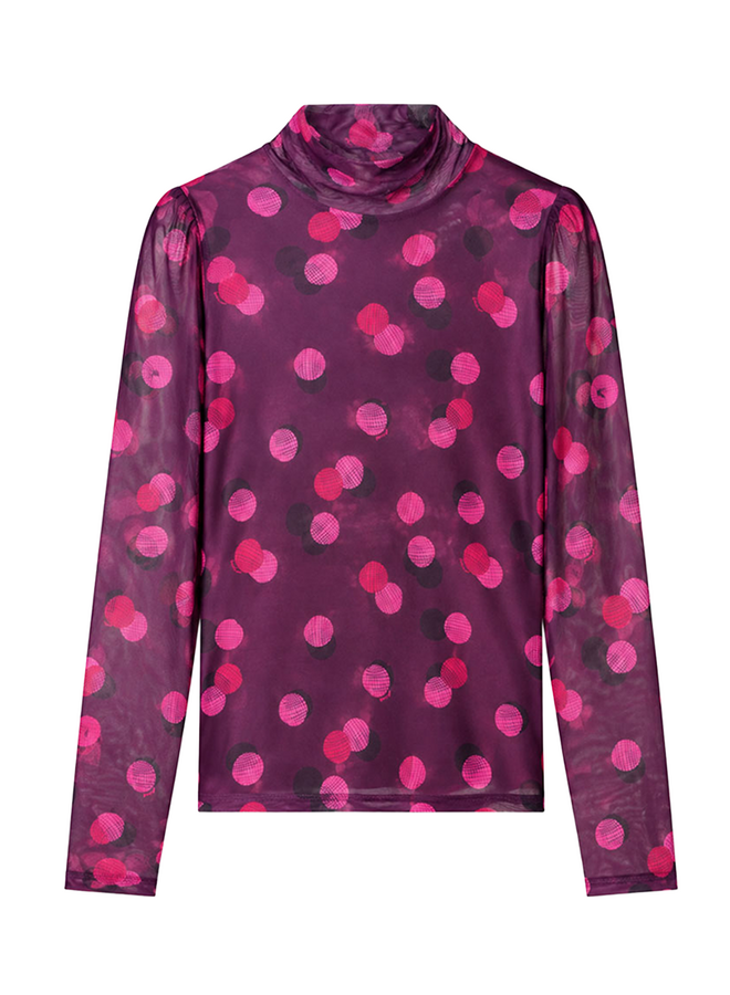 TURTLENECK Romi Mesh Disco Dots Pom Amsterdam