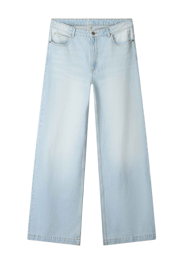 JEANS Jamy Baggy Wideleg LIGHT Blue Pom Amsterdam