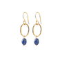 Graceful Lapis Lazuli Gold Earrings A Beautiful Story
