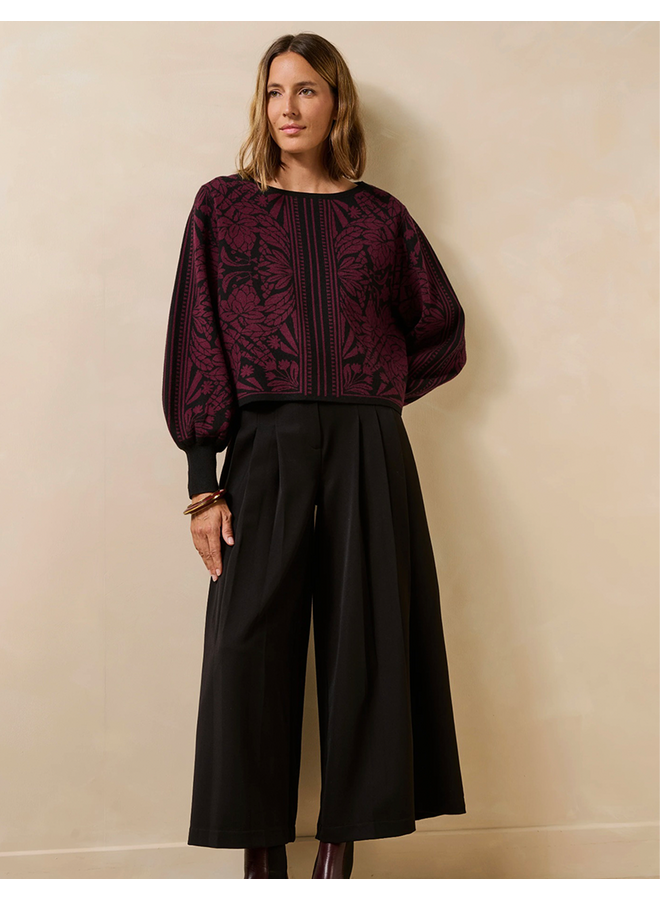 FM-PA-GASCON-B Pantalon Noir La Fee Maraboutee