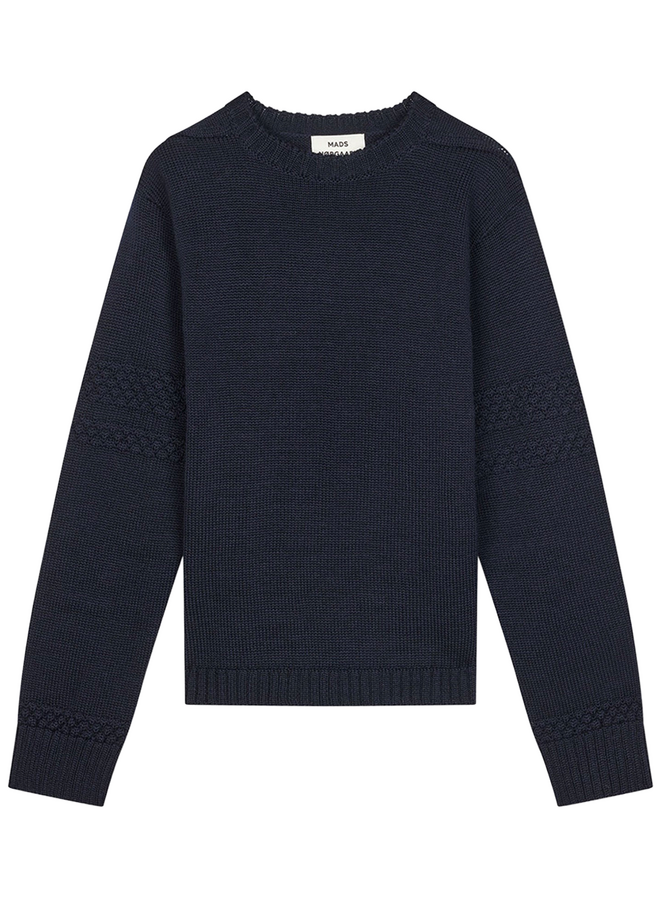 Wool Karoline Sweater Wool Sky Captain Mads Norgaard