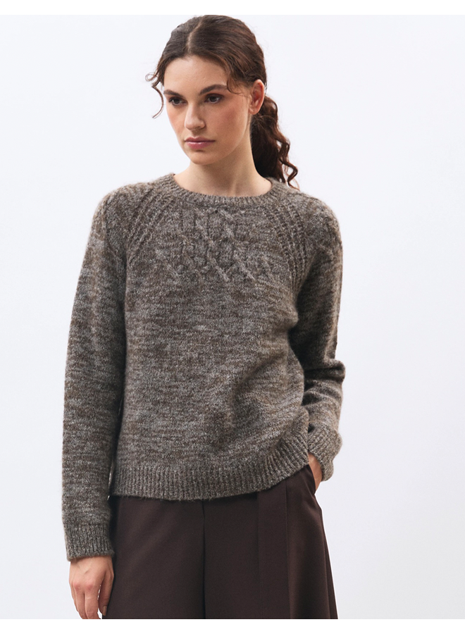 HM-PU- MENARA TAUPE/GRIS CHINE Humility