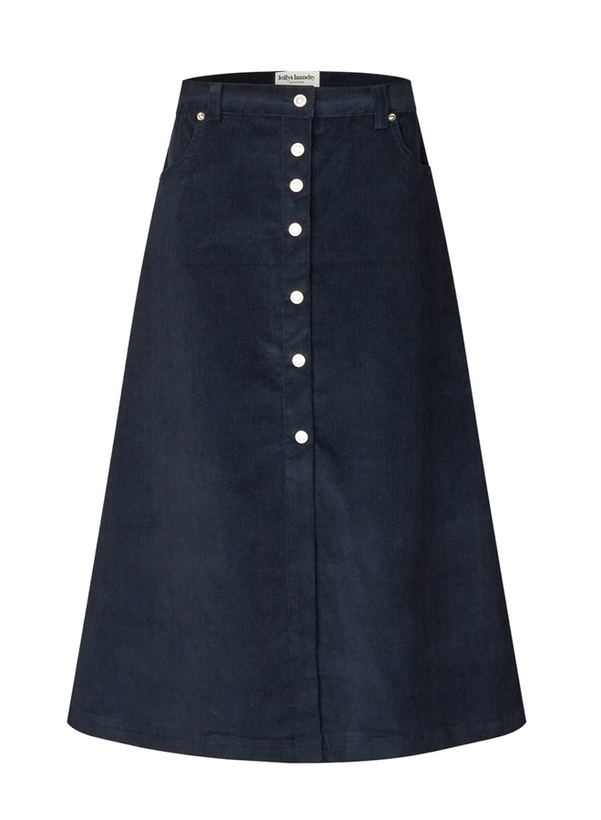 UnaLL Maxi Skirt Dark Blue Lolly's Laundry