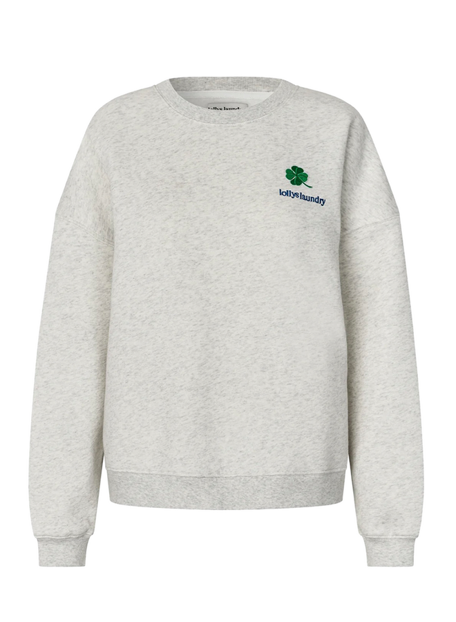 CaliforniaLL Sweatshirt LS Light Grey Melange Lolly's Laundry