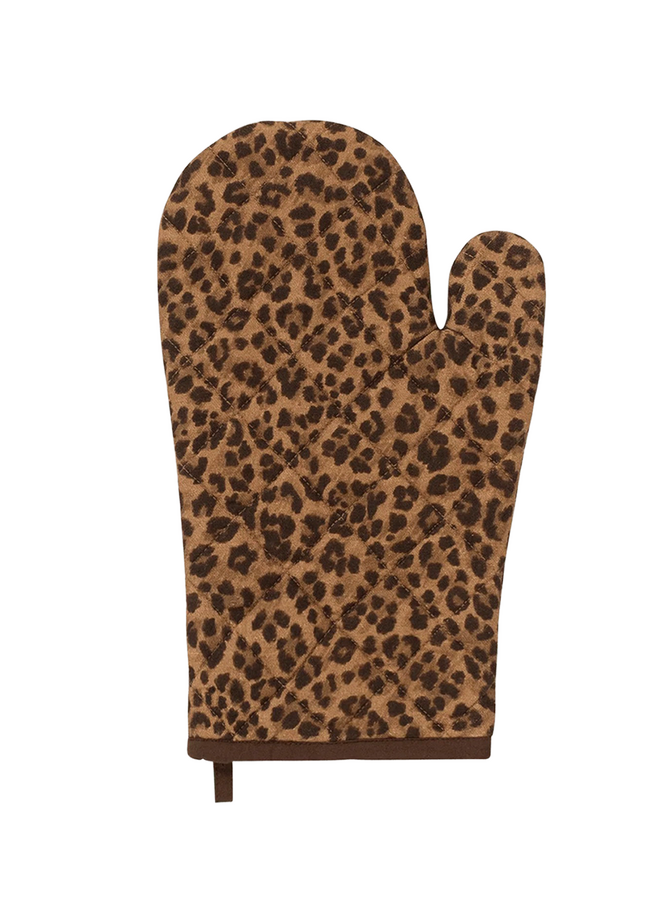 Anna+Nina Leopard Oven Mitt