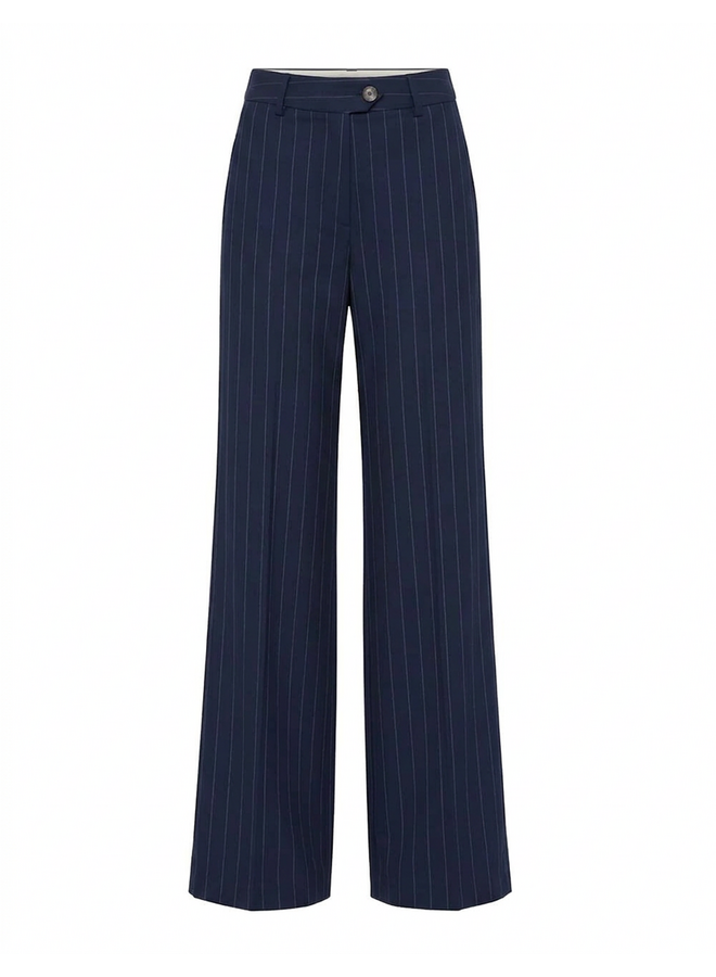 GabieCC Pin Wide Pant Navy L34 Co'Couture
