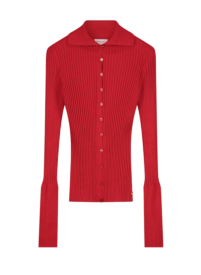Alida Cardigan Haute Red Fabienne Chapot