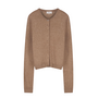 Lidia Button Cardigan Camel Club Melange Fabienne Chapot