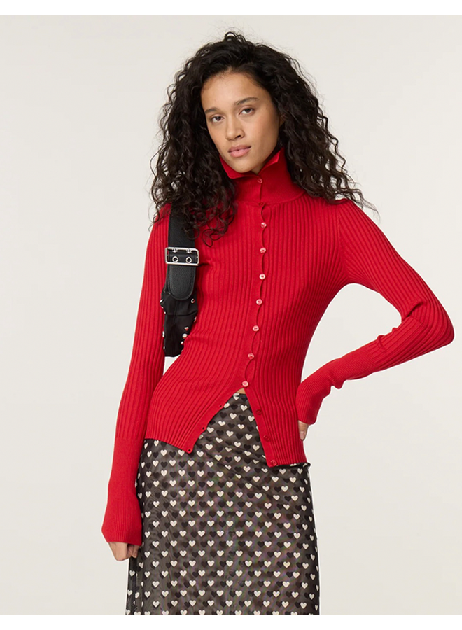 Alida Cardigan Haute Red Fabienne Chapot