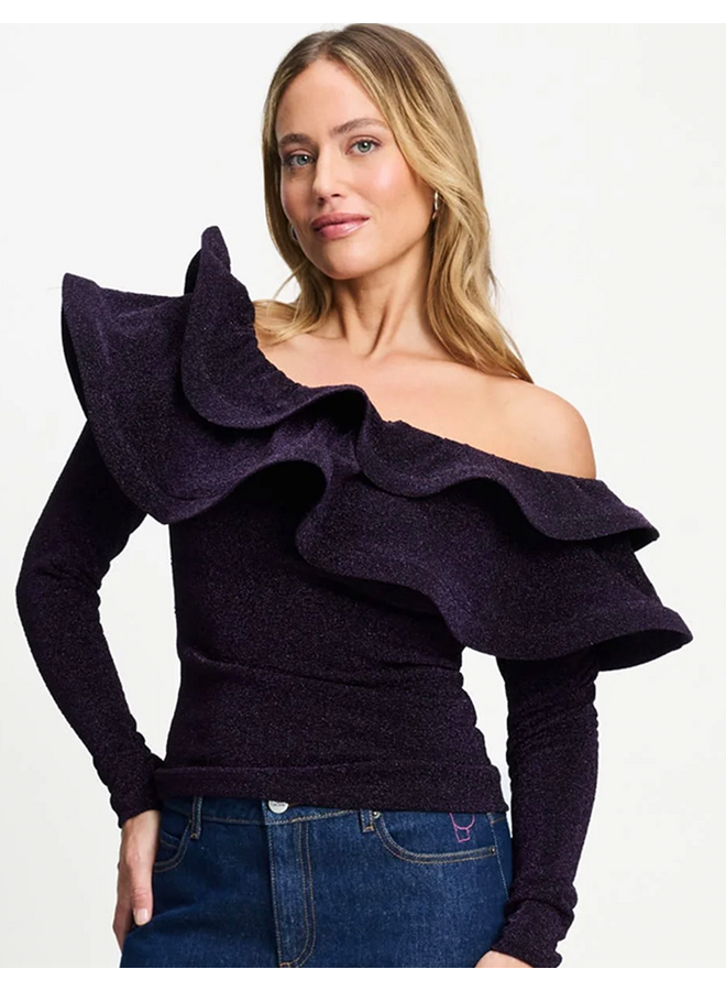 TOP Billie Shimmer Dark Plum Pom Amsterdam