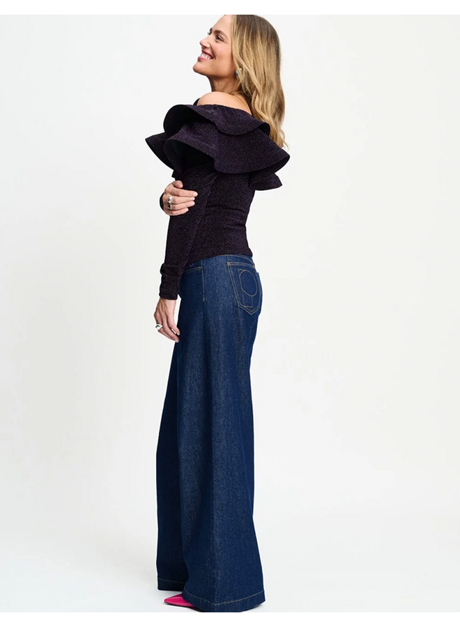 TOP Billie Shimmer Dark Plum Pom Amsterdam