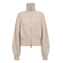 RowCC Zip Knit Cardigan Creme Co'Couture