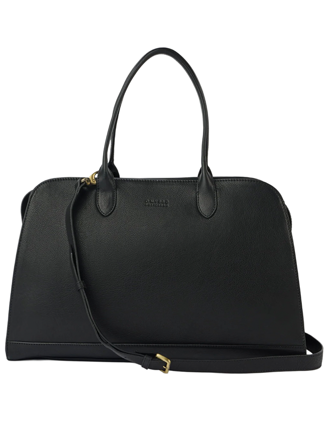 Alma 15/16" - Black Soft Grain Leather O My Bag