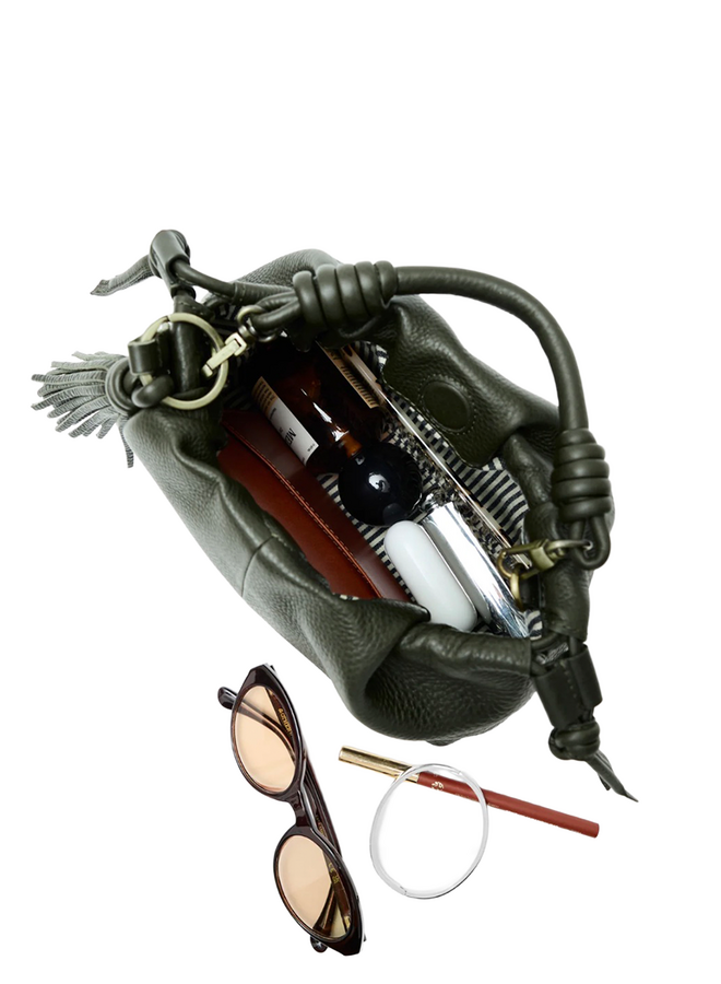 Kiki Mini Moss Soft Grain Leather Moss O My Bag