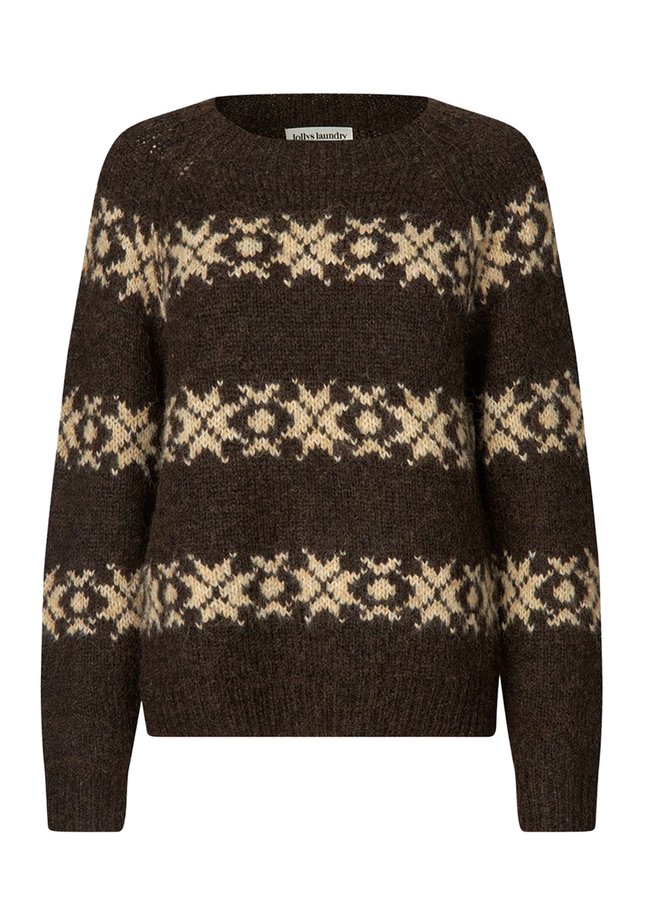 LattieLL Knit LS Dark Mokka Lolly's Laundry