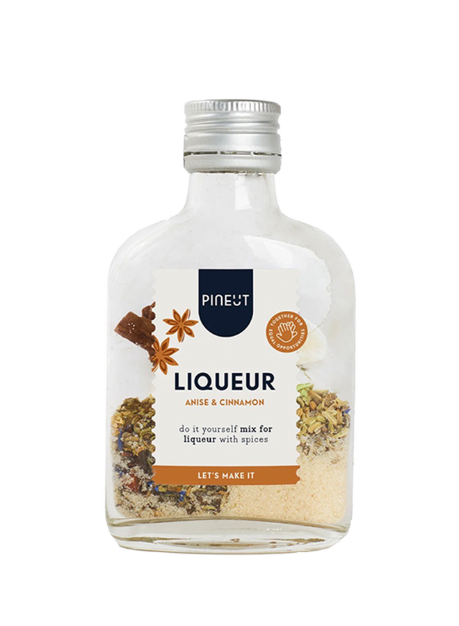 Pineut liqueur flask Anise & Cinnamon BIO