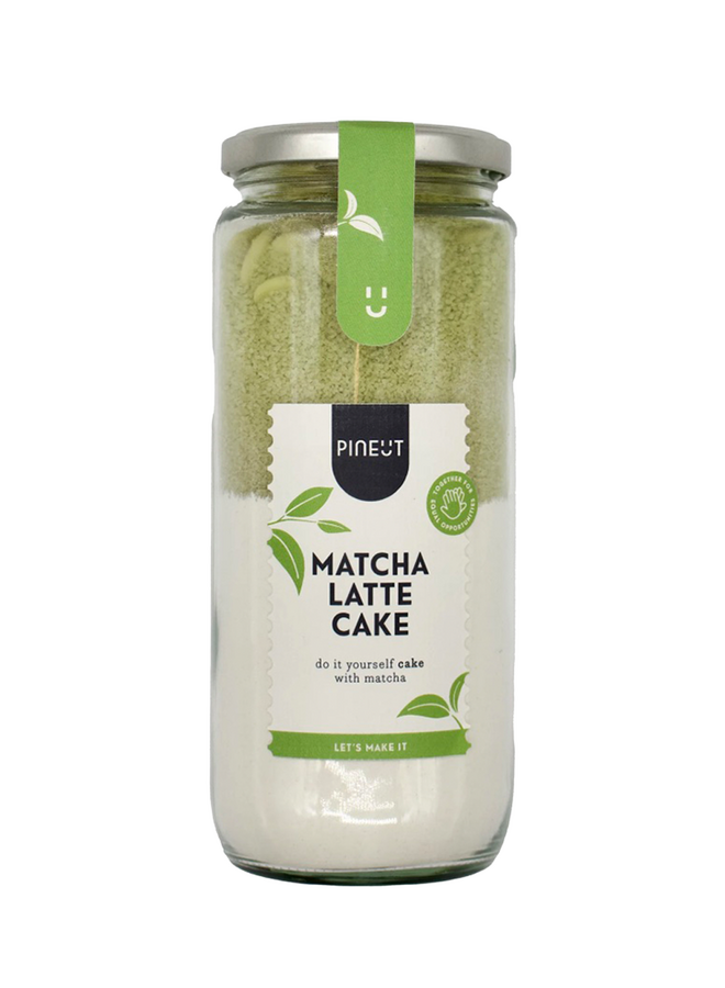 Pineut Cake jar  Matcha Cake